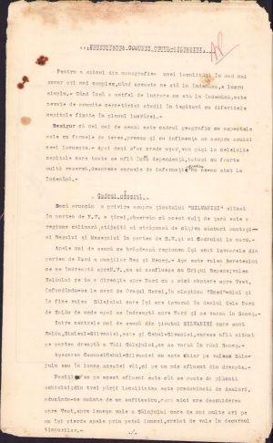 Schiță monografică Cehu Silvaniei, 1940, Straja Țării