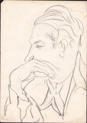 Schiță de Dimitrie "Puiu" Eitel, nesemnată