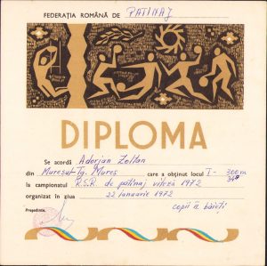 Diplomă sportivă, 1972, România