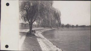 Ofițeri români de aviație la lac în București, fotografie realizată de locotenent aviator Acojocăriței, perioada regalității