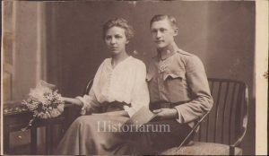 Soldat austro-ungar cu baionetă, studio Weitzmann, Wien
