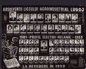 Absolvenți Liceul agroindustrial Lugoj, 1983