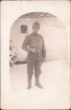Militar austro-ungar cu insignă de specialist, Primul Război Mondial