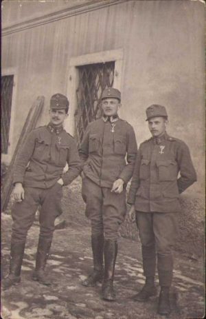 Militari austro-ungari decorați, 1917, Im Felde, Feldpostamt 395, 30,5 Mörserbatterie Nr. 21, Primul Război Mondial