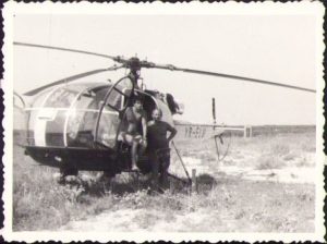 Elicopter Alouette înmatriculat în România YR-ELU, 1982