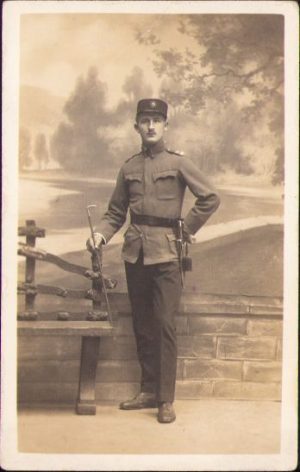 Caporal sau plutonier din Garda Națională Română din Lugoj, 1918