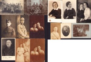 Lot de 14 fotografii și 1 document ale unui ofițerului de origine română Ioan Ciocan din armata austro-ungară, trecut ulterior în rândurile armatei române, participant la Campania din Ungaria din anul 1919 cu Regimentul 90 Infanterie din Sibiu