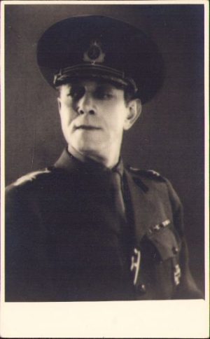 Ofițer român decorat cu Crucea de Fier germană, Al Doilea Război Mondial