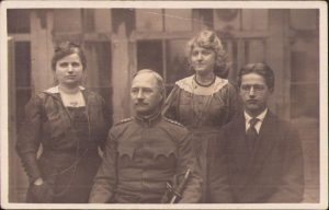 Căpitan român de origine germană din Transilvania, 1919