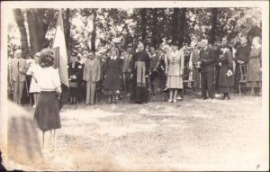 Preot maghiar de rang mai înalt la o manifestație, cca 1940-1944, Transilvania