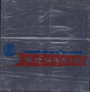 Pungă din plastic cu reclamă ONT Carpați, perioada comunistă