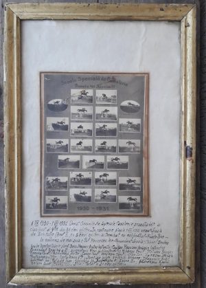 Fotografia promoției a 46-a, repriza a 3-a, a Școlii Speciale de Cavalerie din Sibiu, care a aparținut ofițerului absolvent Palade Ioan (în anii din urmă ai vieții general de brigadă (r); vezi mai jos biografia). În fotografie apar comandantul școlii, directorul de călărie, un instructor și un ajutor de instructor și elevii sublocotenenți absolvenți. Câțiva dintre cei din fotografie au fost decorați cu Ordinul "Mihai Viteazul" sau s-au evidențiat prin fapte deosebite