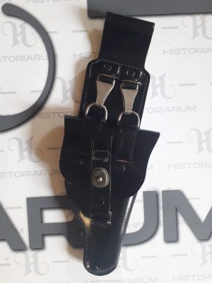 Toc german din piele neagră pentru pistol