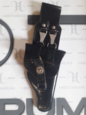 Toc german din piele neagră pentru pistol
