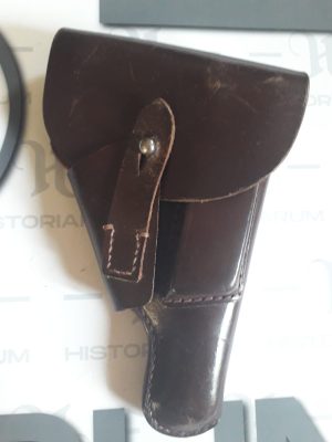 Toc german din piele maro pentru pistol Walther