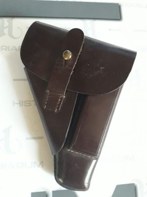 Toc din piele maro pentru pistol german Walther PPK, marcaj GDH, Al Doilea Război Mondial