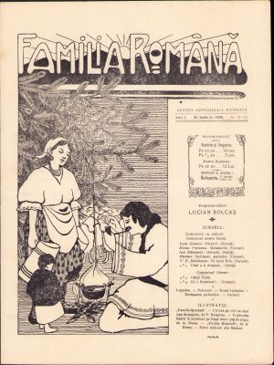 Familia română, numărul 13-14, anul 1, 1908, Budapesta, proprietar-editor Lucian Bolcaș