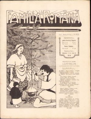 Familia română, numărul 29-30, anul 1, 1908, Budapesta, proprietar-editor Lucian Bolcaș