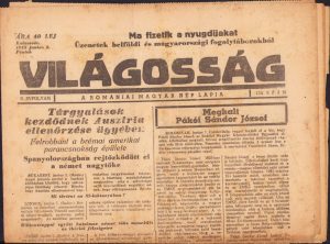Világosság, 134/1945, Cluj