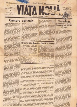 Viața nouă, 1928, Lugoj