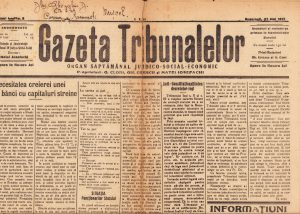 Gazeta Tribunalelor, 8/1919, anul I