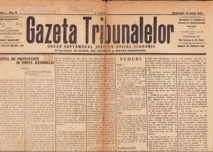 Gazeta Tribunalelor, 11/1919, anul I