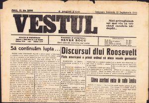 Vestul, 2598/1941, Timișoara