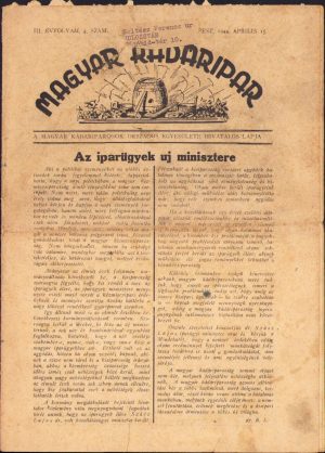 Magyar kádáripar, 4/1944, Budapest