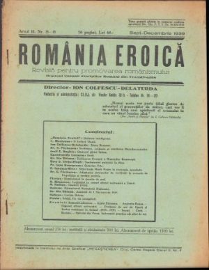 România Eroică, 5-8/1939, Cluj