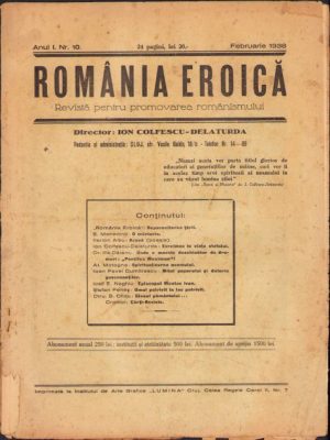 România Eroică, 10/1938, Cluj