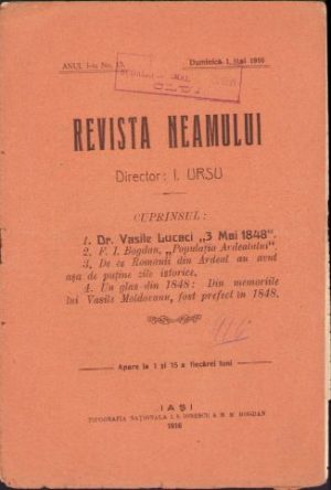 Revista Neamului, nr. 15/1916, Iași