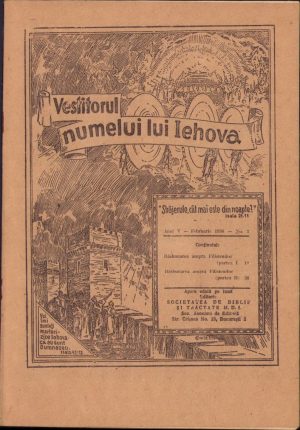 Vestitorul numelui lui Iehova, 2/1936