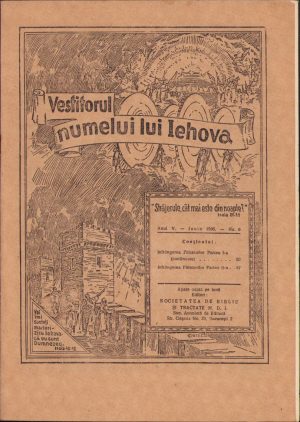 Vestitorul numelui lui Iehova, 6/1936