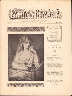 Familia română, numărul 2-3, anul 1, 1908, Budapesta, proprietar-editor Lucian Bolcaș