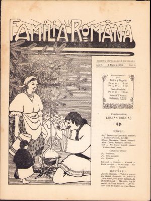 Familia română, numărul 10, anul 1, 1908, Budapesta, proprietar-editor Lucian Bolcaș