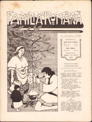 Familia română, numărul 29-30, anul 1, 1908, Budapesta, proprietar-editor Lucian Bolcaș