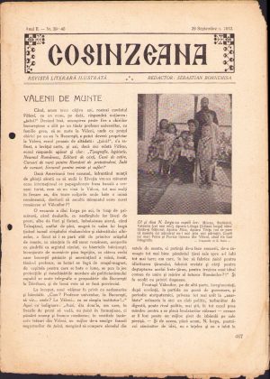 Cosânzeana, 39-40/1912, Orăștie