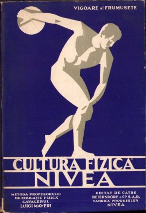 Cultura fizică Nivea, fără an, perioada interbelică, reclamă a firmei Beiersdorf & Co SAR Brașov