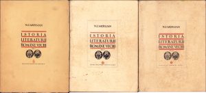 Istoria literaturii române vechi de Nicolae Cartojan, volumele I, II și III, opera completă, 1940-1945