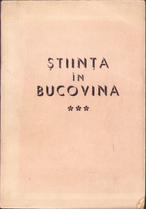Știința în Bucovina. Ghid bibliografic, volumul III, Suceava, 1984, cu dedicație