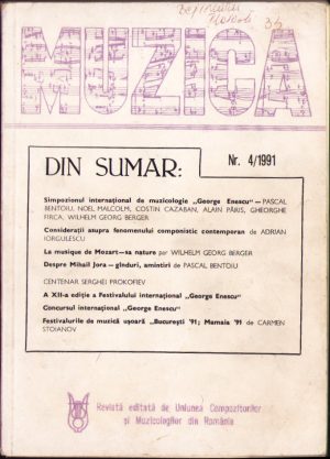 Muzica, 4/1991