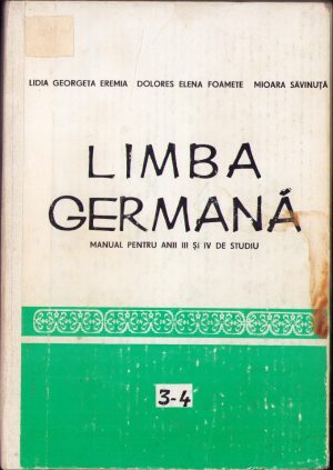Limba germană. Manual pentru anii III și IV de studiu, 1985