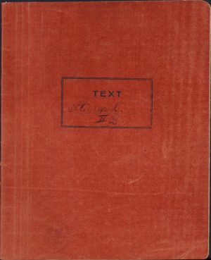 Caietul de biologie cu desene de mână al unui elev român din clasa a II-a, 1934