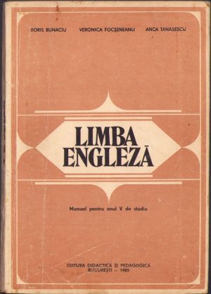 Limba engleză Manual pentru anul V de studiu, 1985