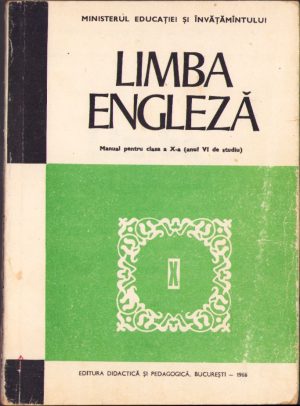 Limba engleză Manual pentru clasa a X-a, 1986