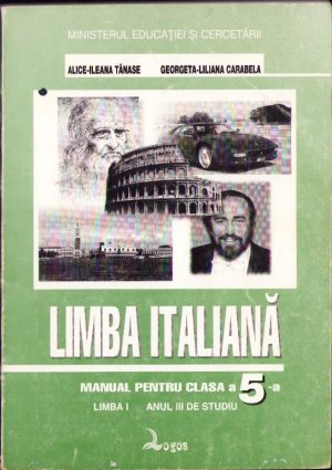 Limba italiană, manual pentru clasa a V-a, 2001