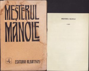 Meșterul Manole, versiunea Vasile Alecsandri, ediție în limbile română, engleză, franceză, rusă și spaniolă