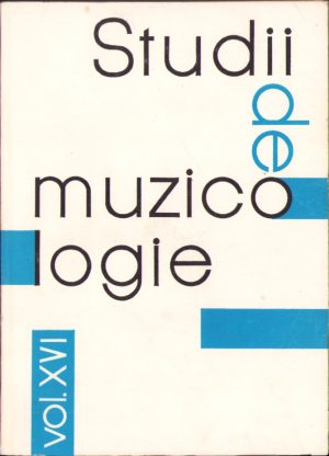 Studii de muzicologie, XVI/1981