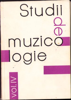 Studii de muzicologie, IV/1968
