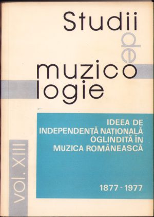 Studii de muzicologie, XIII/1977